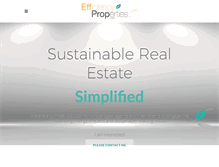 Tablet Screenshot of effprop.com